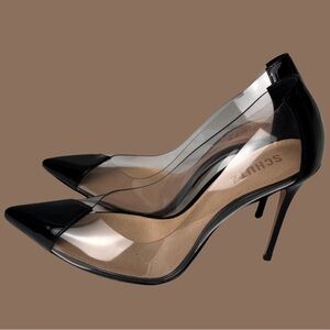 NWB Schutz Black Cendi Vinyl Pump
